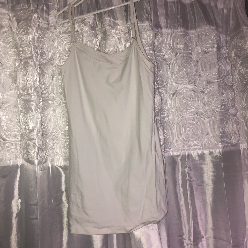 Basic white tank top